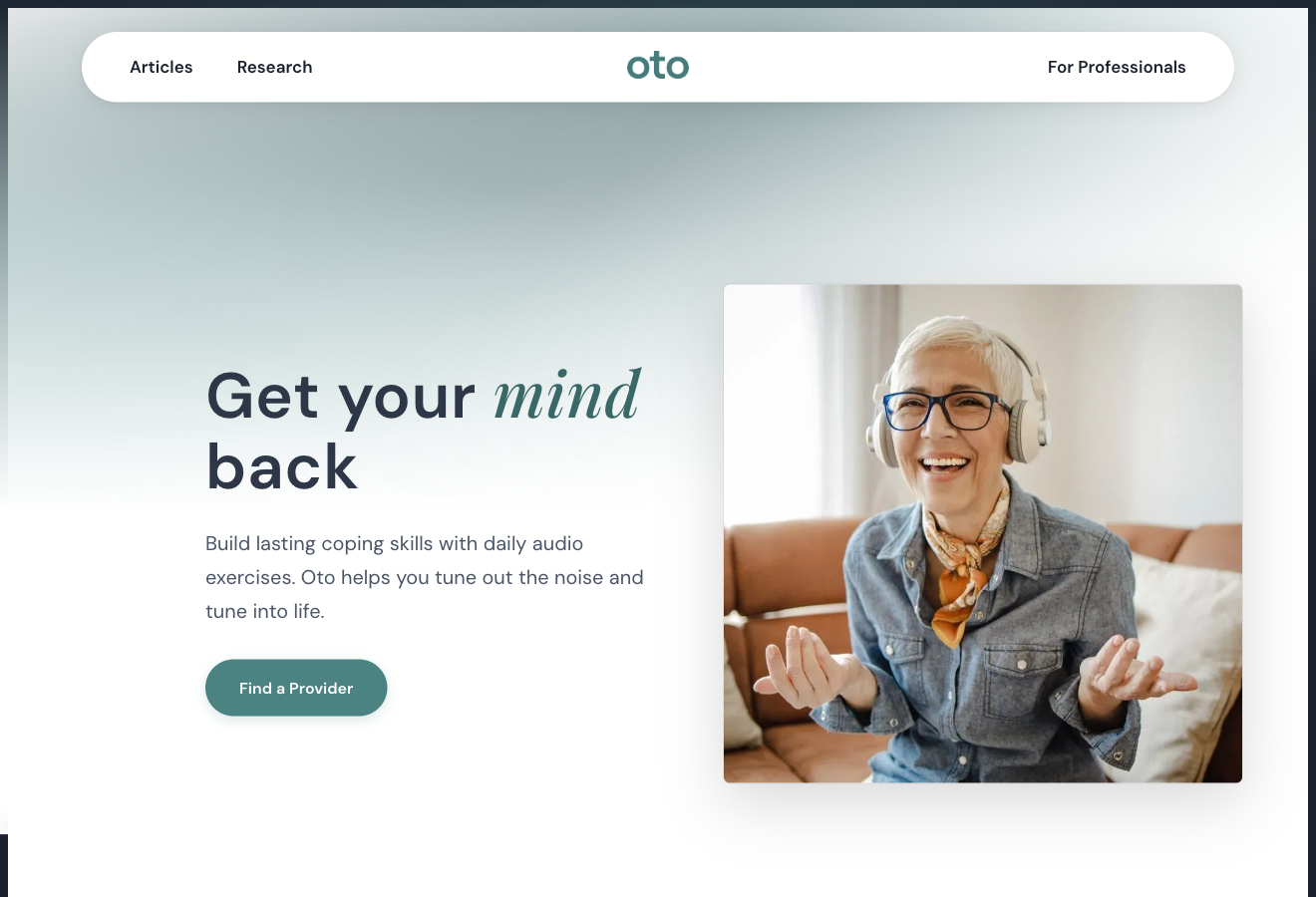 Oto public product page