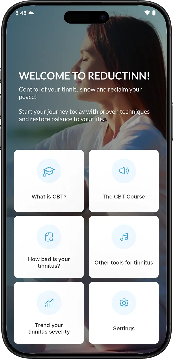 Reductinn home screen inside an iPhone frame